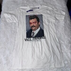 Vice Principals Mr Neal Gamby T Shirt S White Official HBO Licensed Product